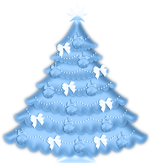 Transparent Christmas Tree Tree Spruce Blue for Christmas