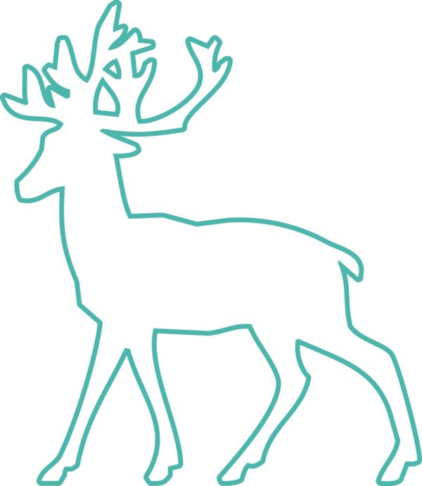 Transparent Reindeer Pla Vada Woodlands Comm Deer White for Christmas