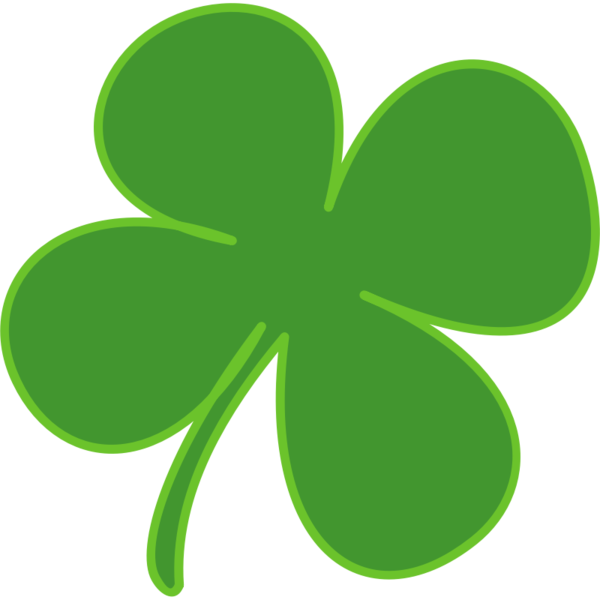 Transparent Shamrock Clover Saint Patrick S Day Leaf Petal for St Patricks Day