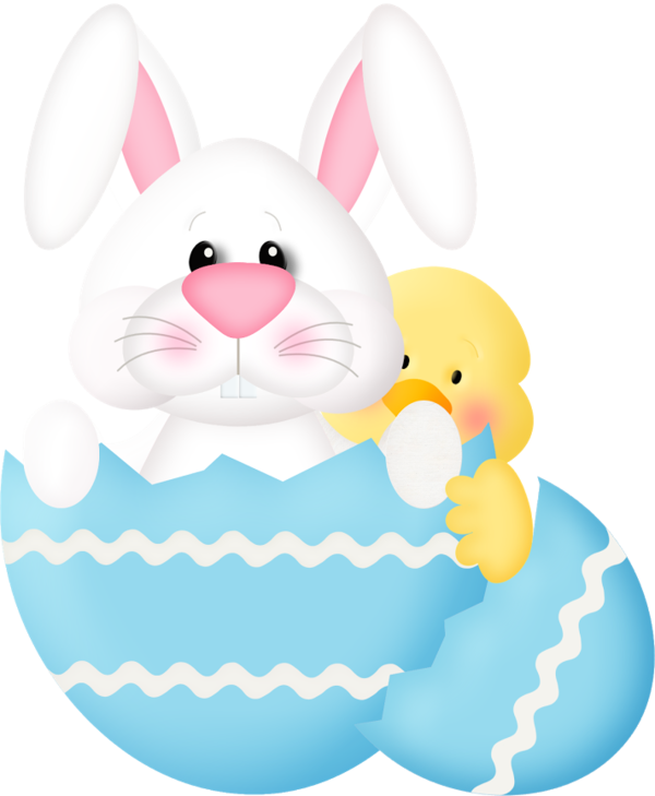 Transparent Easter Bunny Easter Rabbit for Easter