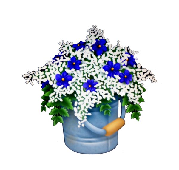 Transparent Flower Blue Cut Flowers Plant for Valentines Day