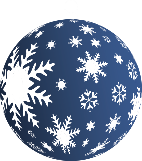 Transparent Christmas Christmas Card Christmas Ornament Blue Sphere for Christmas