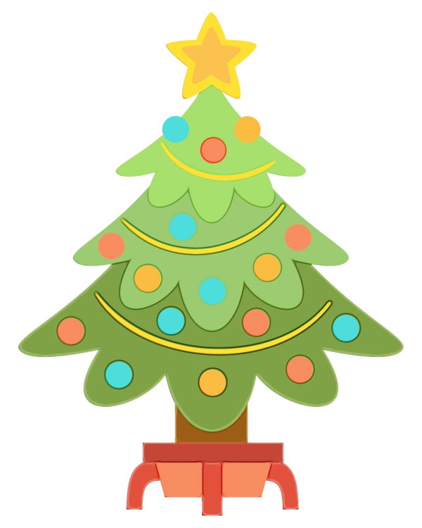 Transparent Christmas Day Christmas Tree Mrs Claus Christmas Decoration for Christmas