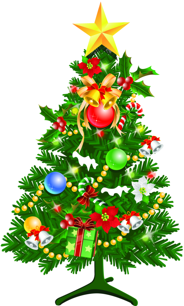 Transparent Christmas Tree Christmas Candy Cane Fir Pine Family for Christmas