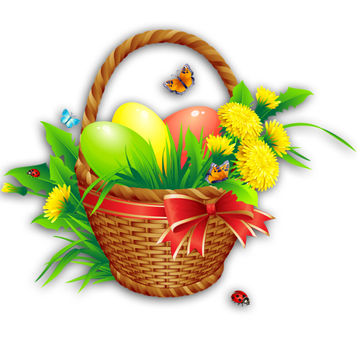 Transparent Easter Easter Egg Kulich Basket for Easter