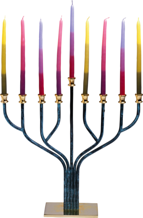 Transparent Hanukkah Candle Votive Candle Candle Holder for Hanukkah