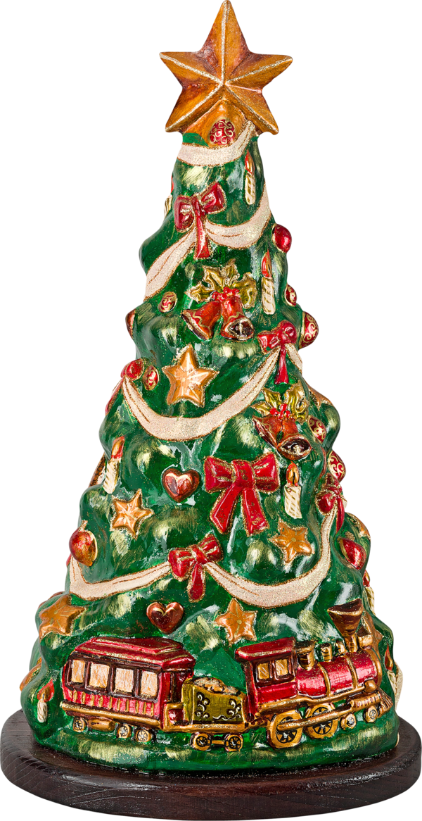 Transparent Christmas Tree Christmas Ornament Santa Claus Evergreen Decor for Christmas