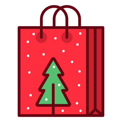 Transparent Shopping Bags Trolleys Christmas Christmas Ornament Area for Christmas
