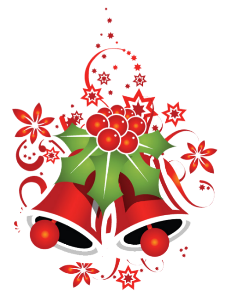 Transparent Santa Claus Christmas Jingle Bell Christmas Decoration Flower for Christmas