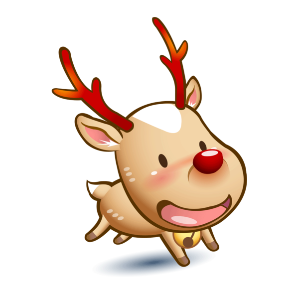 Transparent Santa Claus Reindeer Snowman Christmas Ornament Deer for Christmas