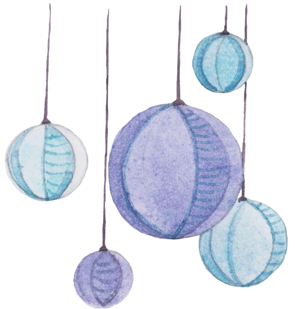 Transparent Christmas Ornament Christmas Organization Blue for Christmas