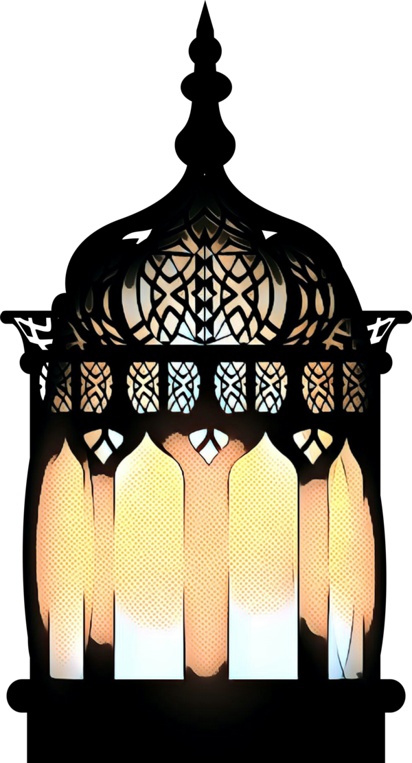 Transparent Quran Light Ramadan Light Fixture Lighting for Ramadan