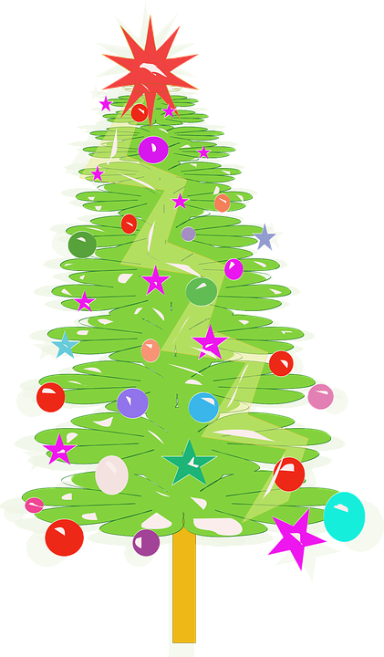 Transparent Christmas Tree Christmas Day Drawing Christmas Decoration for Christmas