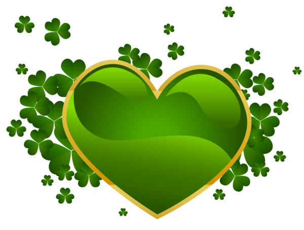 Transparent Ireland Shamrock Saint Green Leaf for St Patricks Day