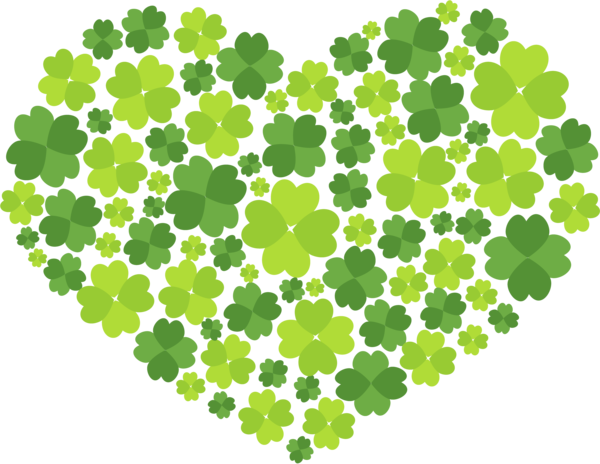 Transparent Mercari Business Share Green Leaf for St Patricks Day