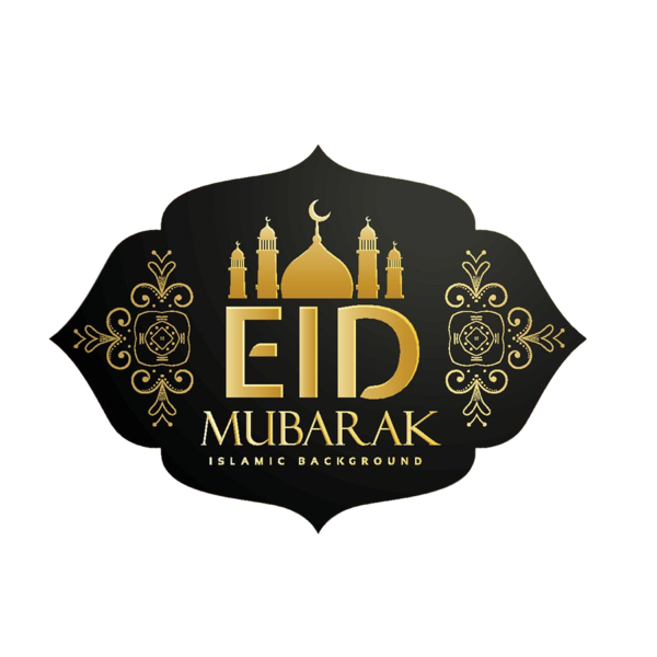 Transparent Eid Mubarak Eid Alfitr Eid Aladha Logo Yellow for Ramadan