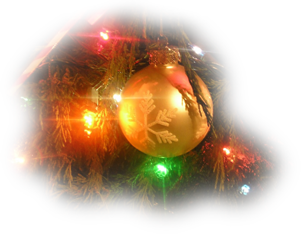 Transparent Christmas Sadness Christmas Ornament Orange for Christmas