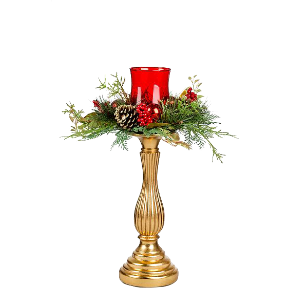 Transparent Christmas Candle Centrepiece Flowerpot Tree for Christmas