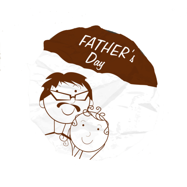 Transparent Fathers Day Paper Father Logo Text for Fathers Day