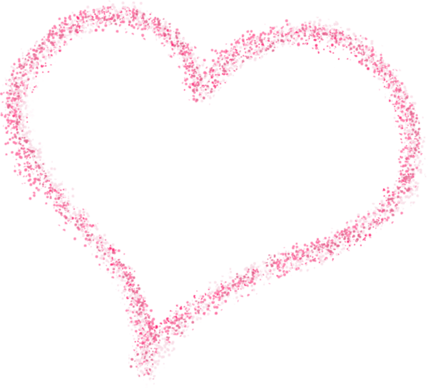Transparent Heart 2009 Statistics Pink for Valentines Day