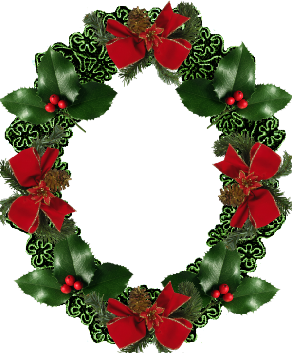 Transparent Wreath Christmas Floral Design Christmas Decoration for Christmas