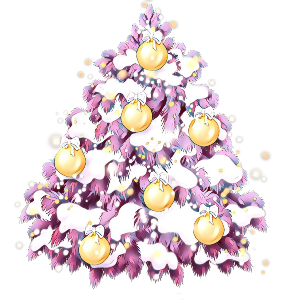 Transparent Christmas Tree Purple Violet for Christmas