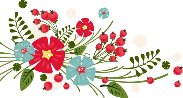 Transparent Drawing Cartoon Flower Plant Flora for Valentines Day