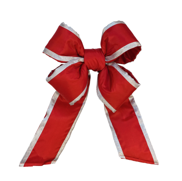 Transparent Christmas Decoration Christmas Gift Ribbon Red for Christmas