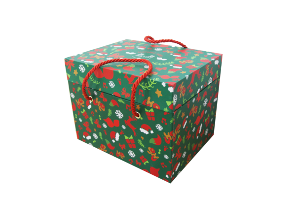 Transparent Gift Christmas Christmas Gift Box Square for Christmas
