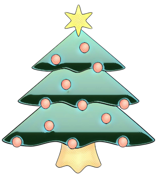 Transparent Christmas Tree Christmas Ornament Christmas Day Oregon Pine for Christmas