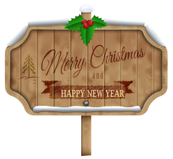 Transparent Christmas Wood Wooden Font for Christmas