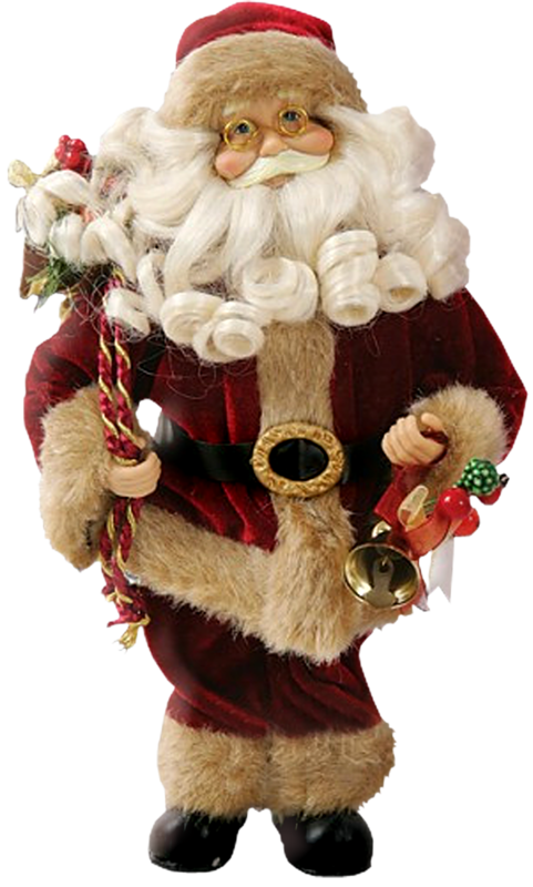 Transparent Ded Moroz Santa Claus Reindeer Christmas Ornament Decorative Nutcracker for Christmas