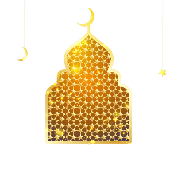 Transparent Ramadan Eid Alfitr Eid Aladha Yellow Orange for Ramadan