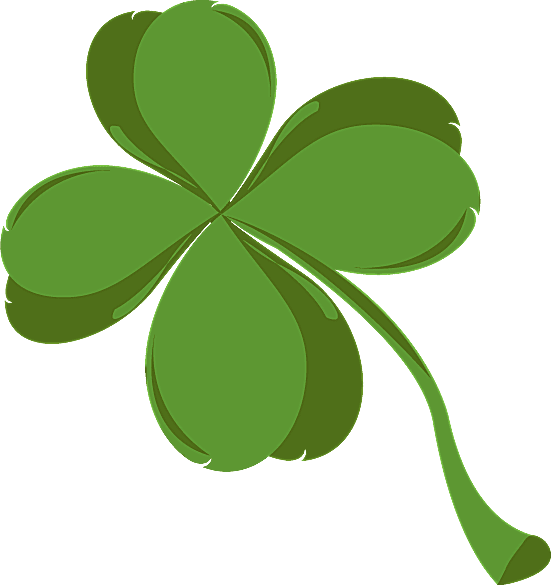 Transparent Shamrock Saint Patrick S Day Fourleaf Clover Plant Flora for St Patricks Day