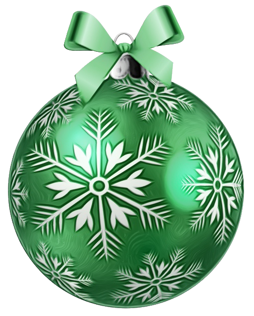 Transparent Green Christmas Ornament Holiday Ornament for Christmas