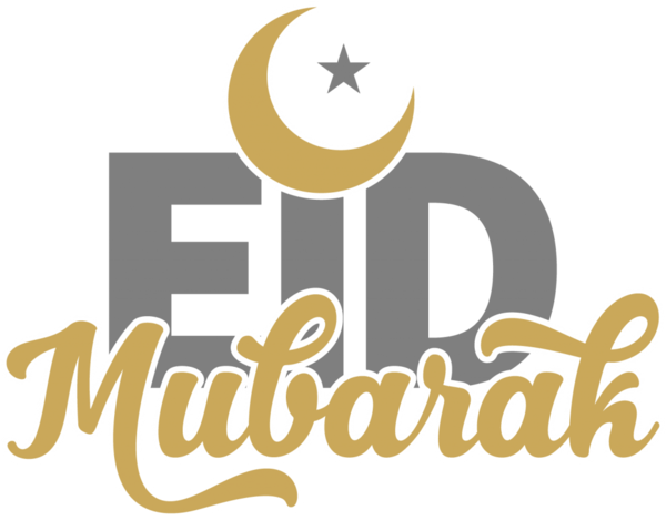Transparent Eid Mubarak Eid Alfitr Eid Aladha Logo Text for Ramadan