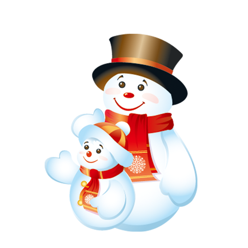 Transparent Christmas Snowman Pict Christmas Ornament for Christmas