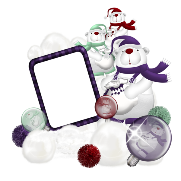 Transparent Software Snowman Christmas Ornament for Christmas