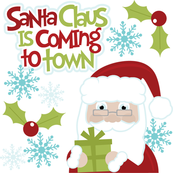 Transparent Rudolph Santa Claus Santa Claus Is Comin To Town Christmas Decoration Holiday for Christmas