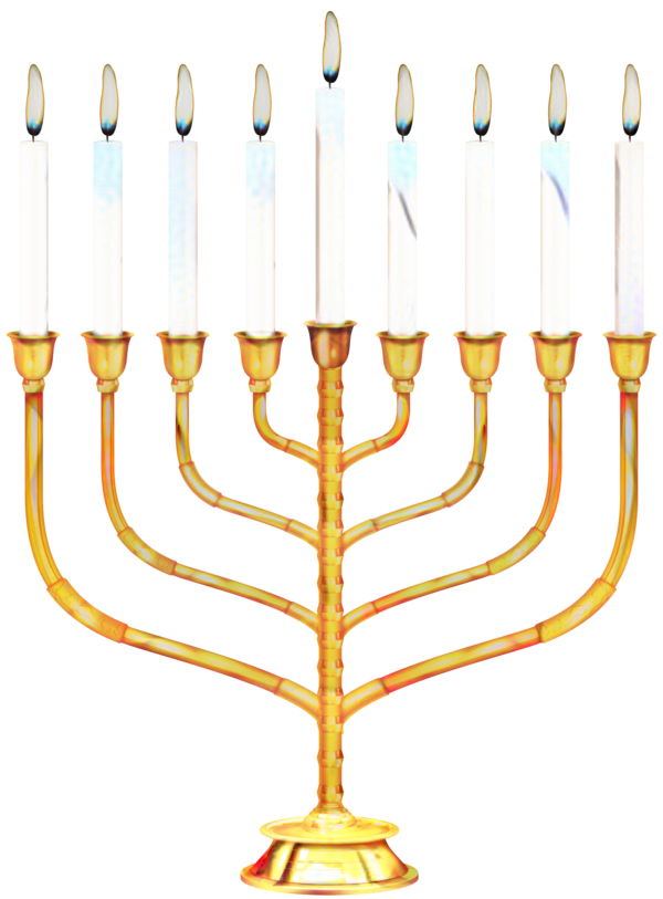 Transparent Jewish Historical Museum Menorah Candlestick Candle Holder Hanukkah for Hanukkah