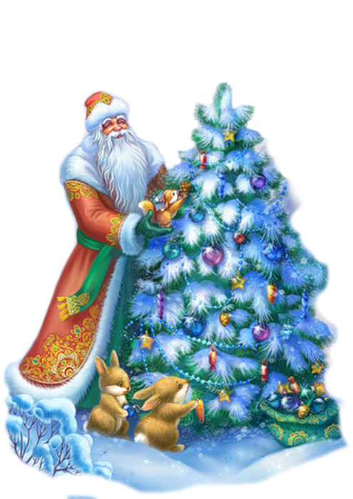 Transparent Santa Claus Ded Moroz Christmas Christmas Tree Christmas Ornament for Christmas