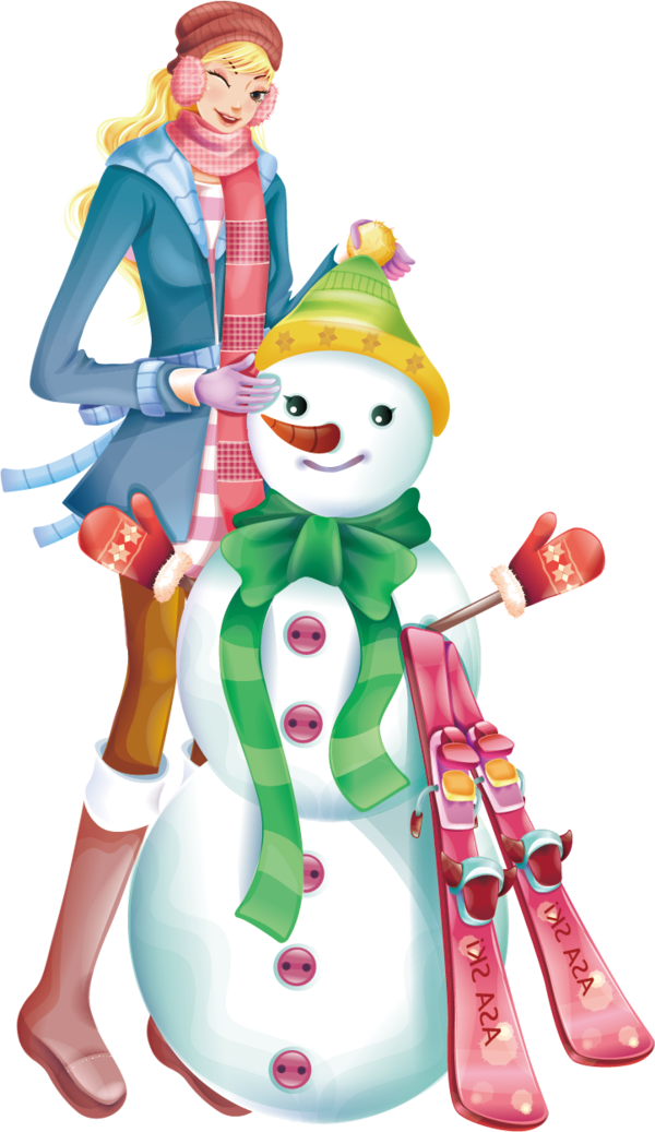 Transparent Snowman Winter Christmas Decoration for Christmas