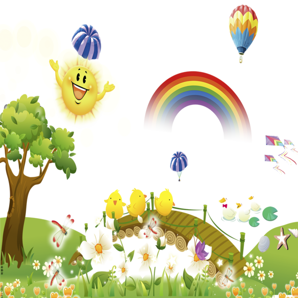 Transparent Kindergarten Resource Gratis Meadow Petal for Easter