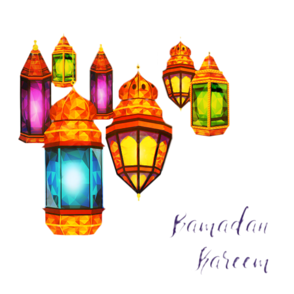 Transparent Ramadan Eid Alfitr Light Lighting Lantern for Ramadan