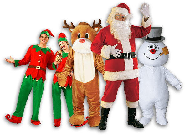 Transparent Santa Claus Christmas Ornament Party Mascot Christmas for Christmas