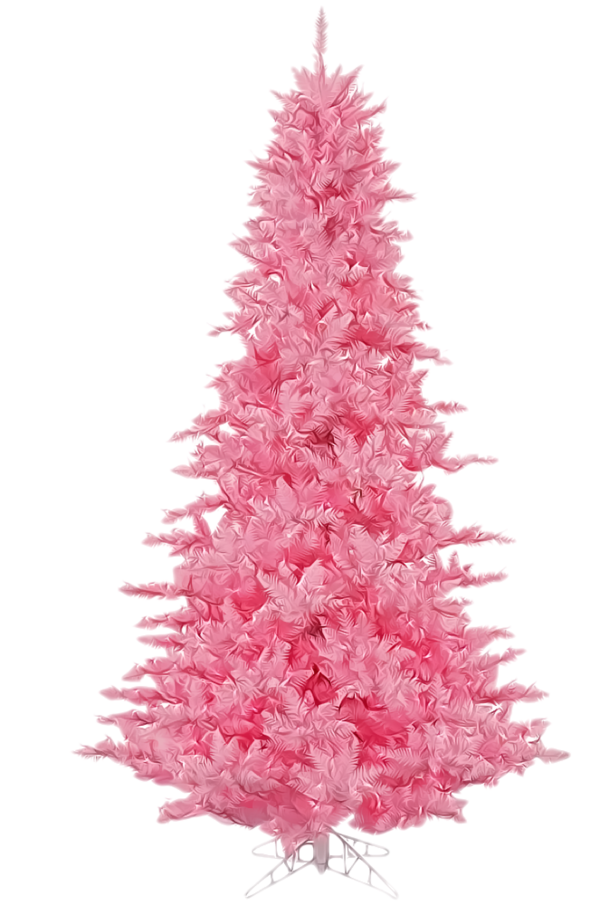 Transparent Artificial Christmas Tree Christmas Tree Prelit Tree Pink for Christmas