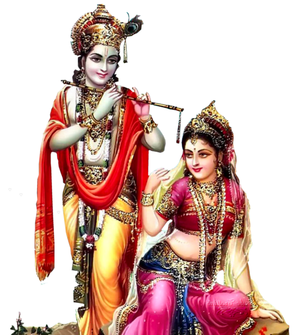 Transparent Krishna Hanuman God Religion Headgear for Janmashtami