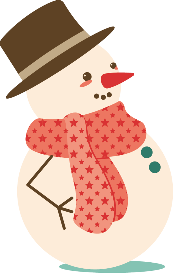 Transparent Santa Claus Snowman Hat Christmas Ornament for Christmas