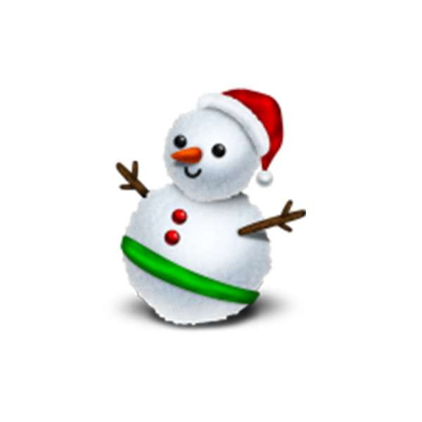 Transparent Snowman Christmas Pixel Christmas Ornament for Christmas