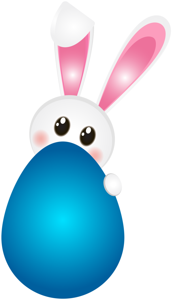 Transparent Easter Bunny Rabbit Easter Basket for Easter